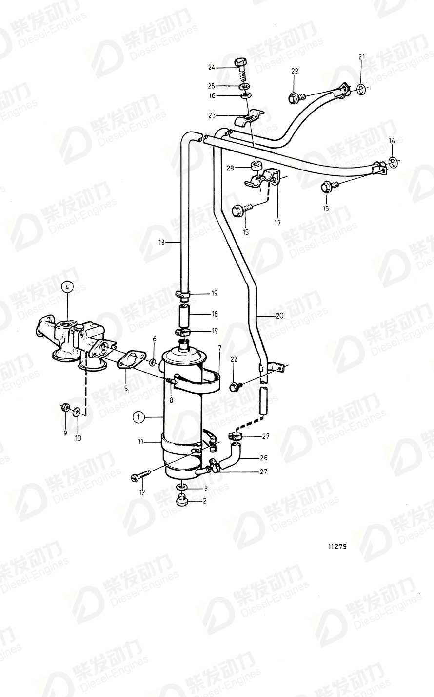 VOLVO Bracket 479616 Drawing